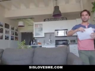 Sislovesme - varmt step-sis fucks både step-brothers