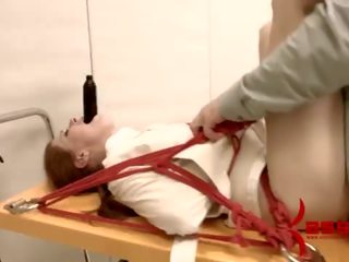 Penny Pax gets anal fuck on metal cart in mental hospital