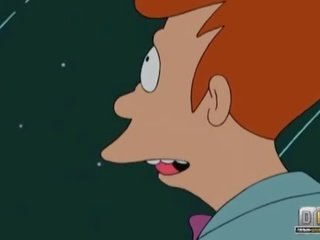 Futurama 포르노를 cheer 올라 leela