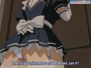 Maids face sex antrenament pentru the nou personal hentai