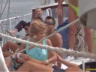 Sunrise Kings: Blonde gives a blowjob on the boat