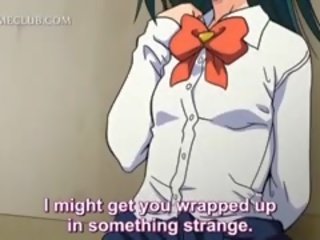 Tiener anime hentai betrapt masturberen krijgt geneukt hard