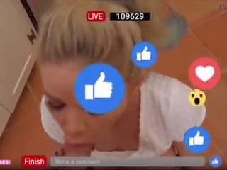 Getting Revenge From Her Cheating steady By Blowing Her Stepbrother on FB LIVE