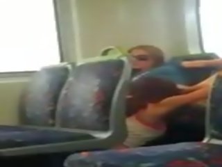 Horny Lesbians On The Bus