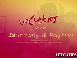 Lez Cuties: Brittany and Payton screw each other