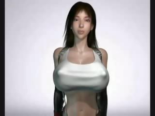 Ffvii përfundimtar qij tifa doga 3d