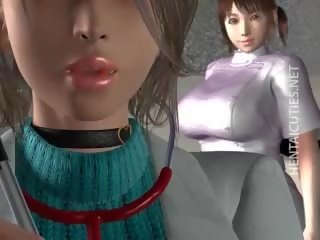 Tettona 3d hentai lesbo compartecipazione prick