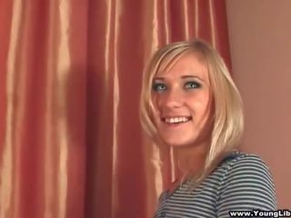 Beautiful smoking hot 19 y.o. blonde hardcore Video