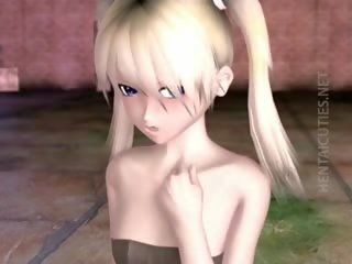 Pigtailed 3d anime cutie merr fucked
