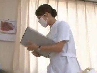Dirty Chinese Nurse Acquires Her Patient's Tackle